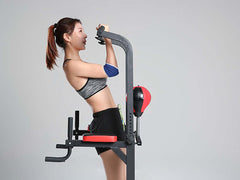 Chin Up Pull Up Chin Up Station Power Tower with Boxing - The Shopsite