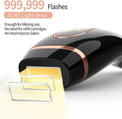 IPL Hair Removal System, Permanent Painless 999,999 Flashes - The Shopsite