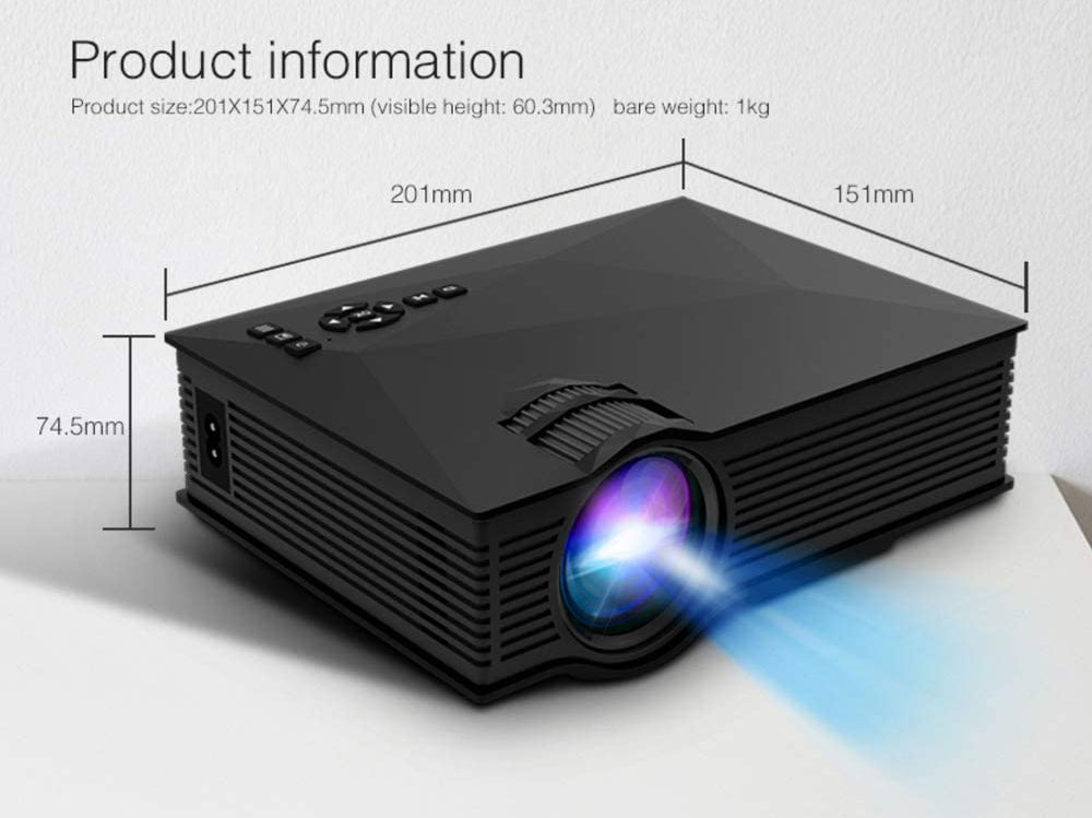 Portable Wifi Projector 1800 Lumens - The Shopsite