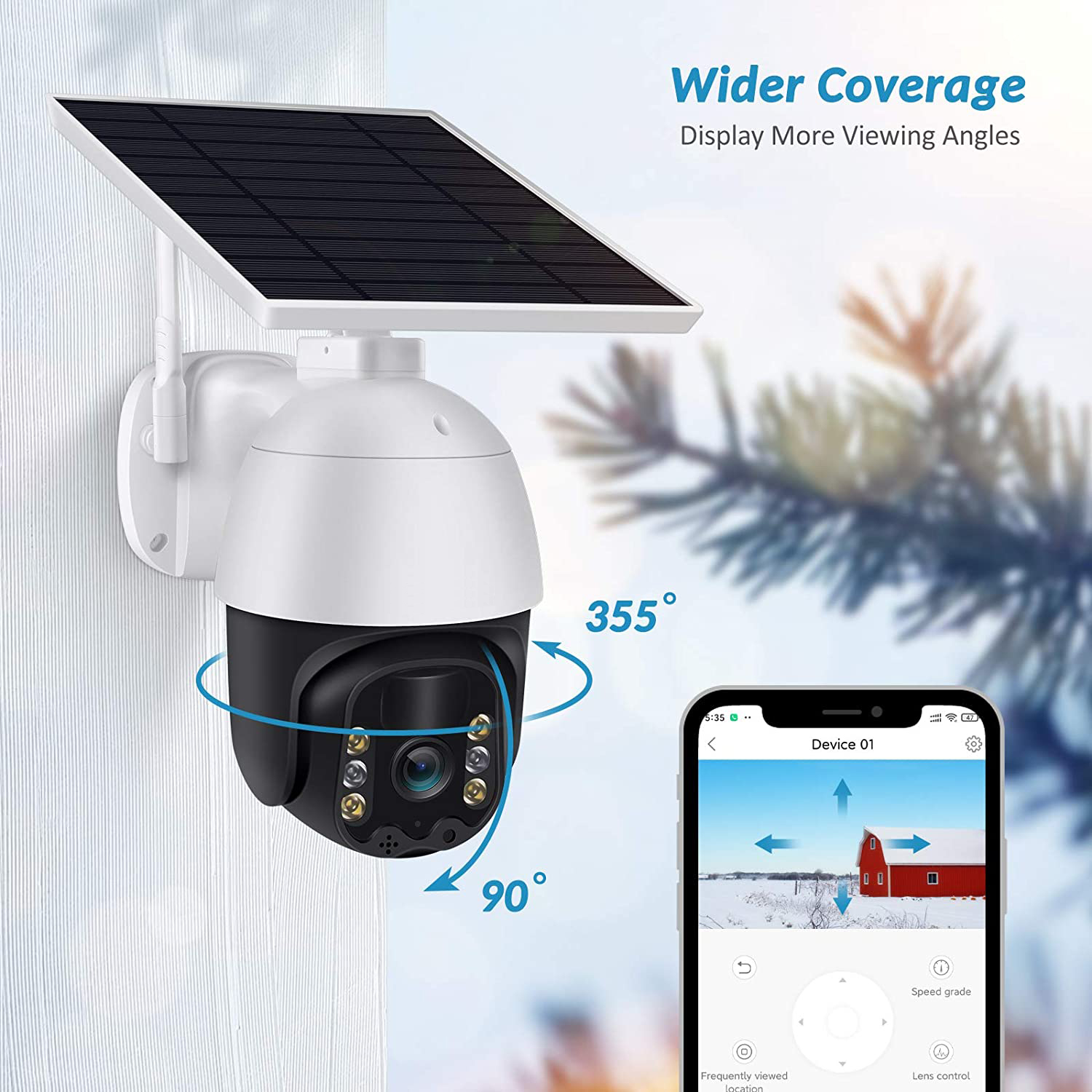 Wireless Solar Security Camera - The Shopsite