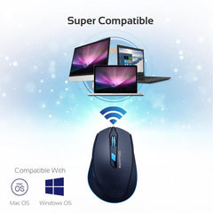 Promate Wireless Ergonomic Mouse