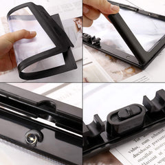 Reading A4 Magnifier Led Glass Magnifier - The Shopsite