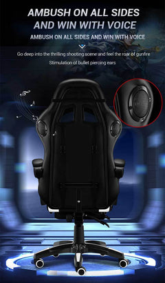 Gaming Chair With Rgb Light And Speaker - The Shopsite