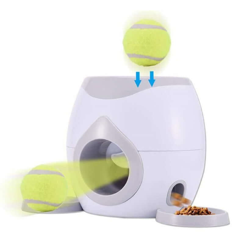 Fetch-N-Treat Dog Toy Tennis Ball Machine Fetch and Treat Toy - The Shopsite