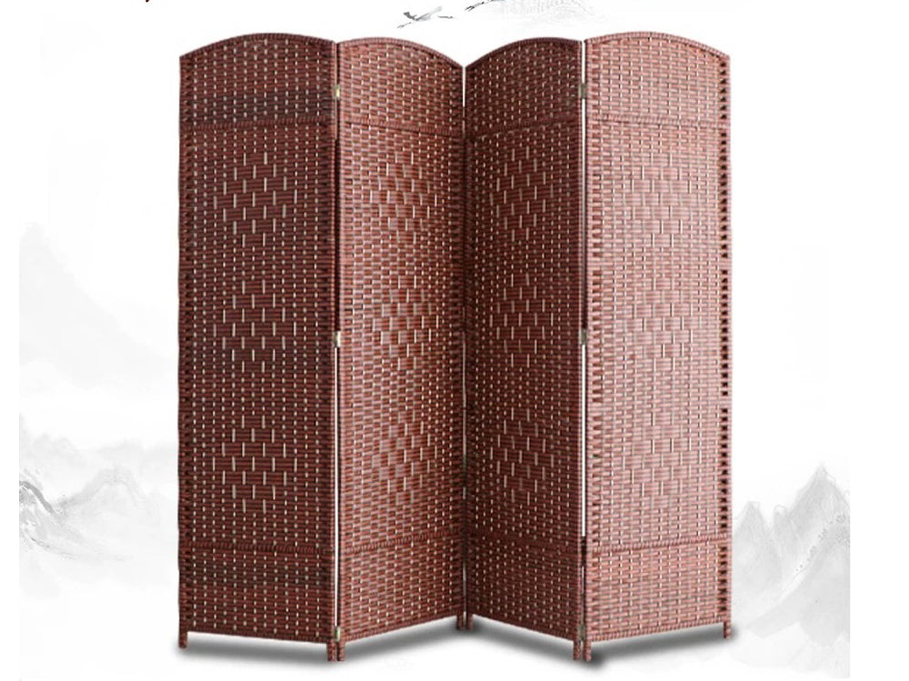 Room Divider Folding Screen Privacy Screen Brown - The Shopsite