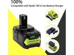 Ryobi Replacement Battery for Ryobi P104 P105 P107 P108 - The Shopsite