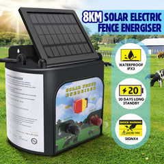 Solar Electric Fence Energiser 8Km - The Shopsite