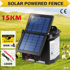 Solar Electric Fence Energiser 15kM - The Shopsite