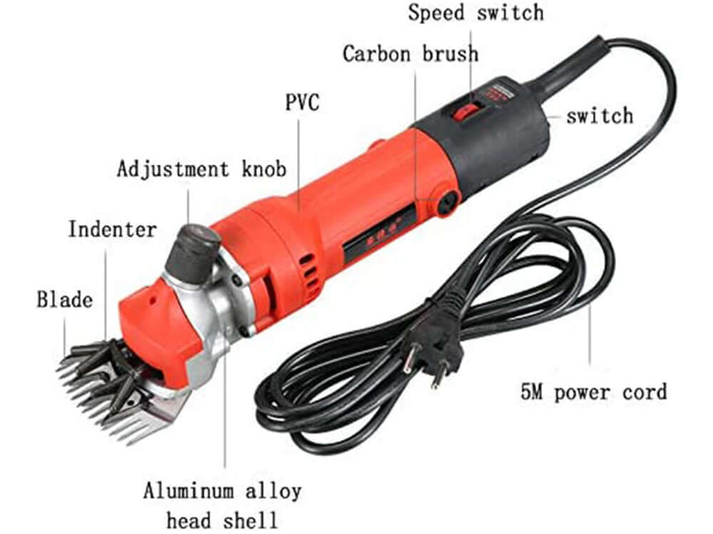 Electric Sheep Clipper Shearing 750W 230V 6Modes Speed - The Shopsite