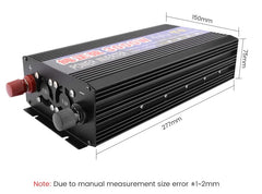 Pure Sine Wave Inverter 3000W 12V - The Shopsite