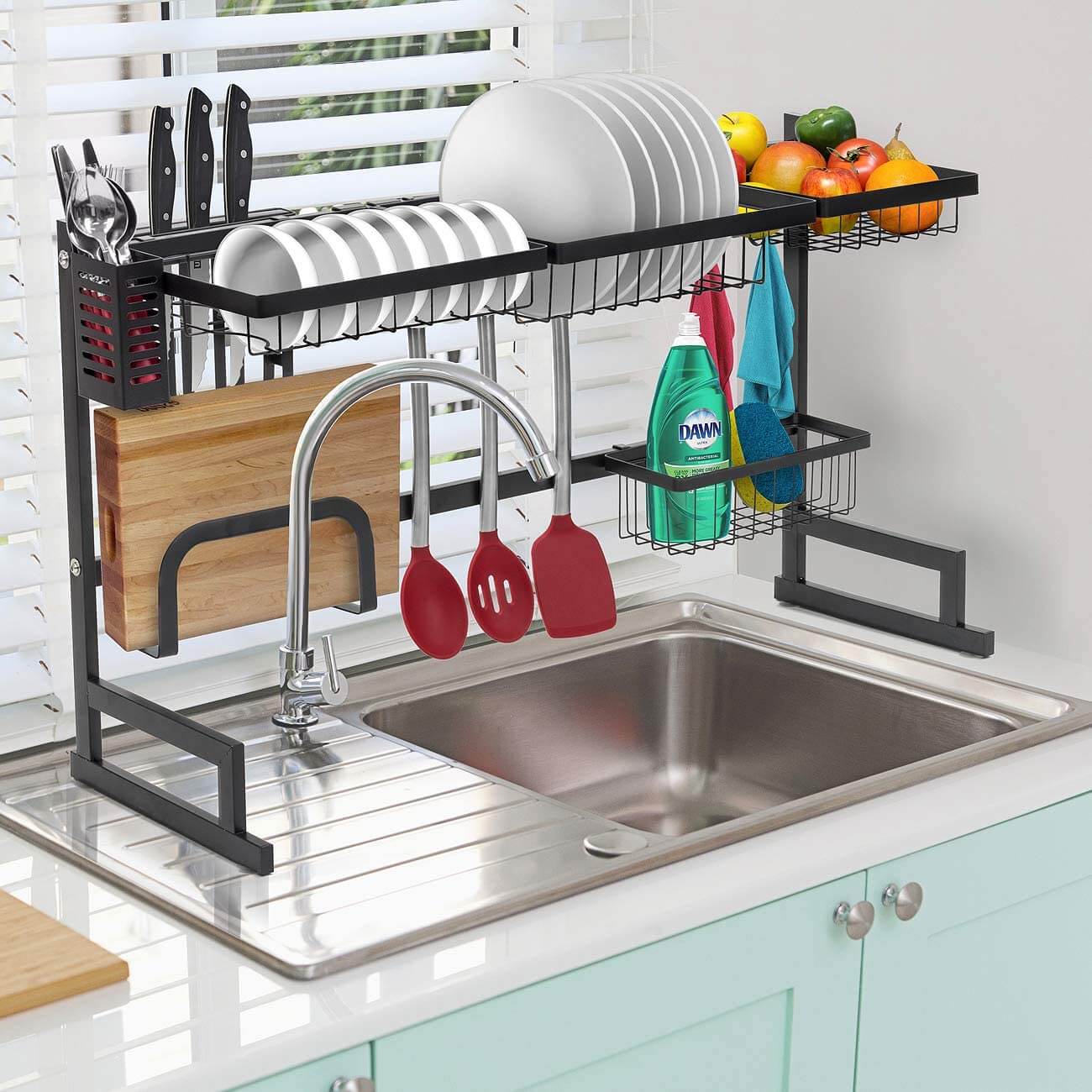 Dish Drying Rack Over Sink Kitchen Supplies - The Shopsite