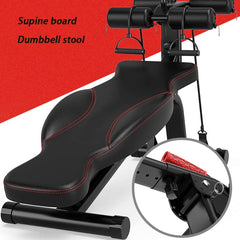 Weight Bench Sit Up Bench with resistance bands, sit up bench, abdominal trainer - The Shopsite