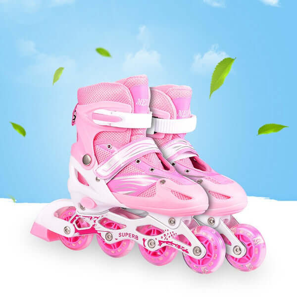 Girl Inline Roller Skate -Wheels Pink - The Shopsite