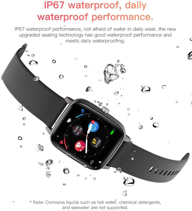 Smart Watch Heart rate Monitor with Body Temperature - The Shopsite