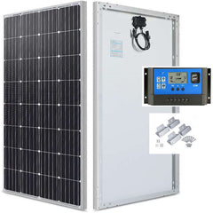 Solar Panel with controller and mount 60W Monocrystalline - The Shopsite