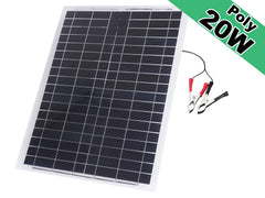 Solar Panel 20W 12V Poly - The Shopsite