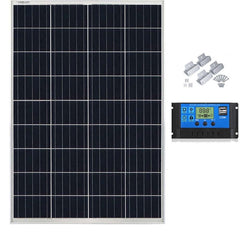 Solar Panel with controller 50 Watt 12 Volt Monocrystalline - The Shopsite