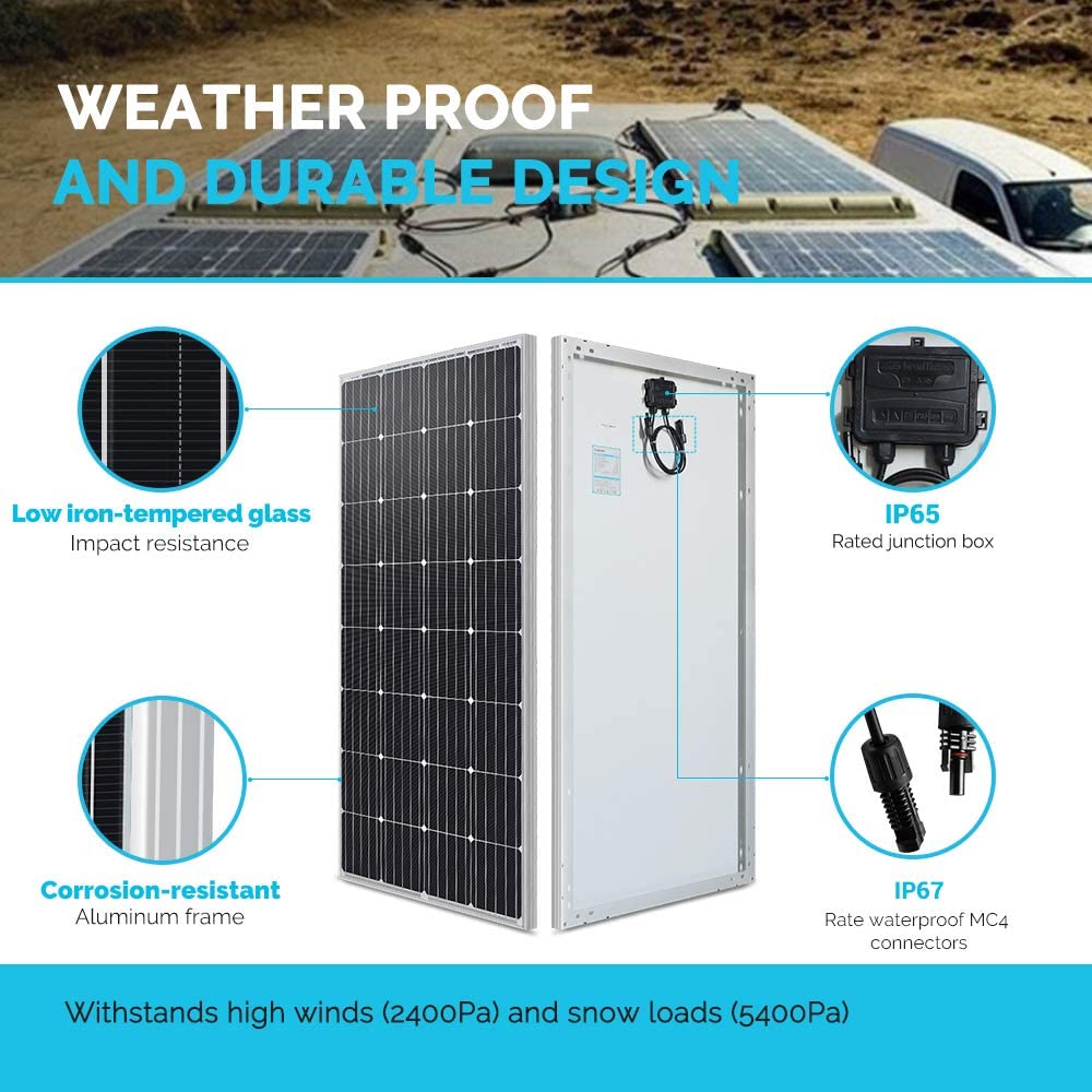 Solar Panel 200W Monocrystalline - The Shopsite