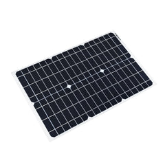 Solar Panel 30W 12V with controller 20A and mount Monocrystalline - The Shopsite