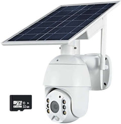 Solar Security Camera 1080P Two - way Audio - The Shopsite