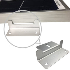 Solar Panel Mount Kit - Z Bracket For Rv/Roof Z Bracket For Rv/Roof Solar Panel Mounting Kit 4 Pcs