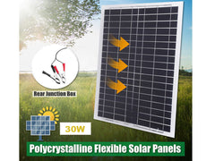 Solar Panel 30W with controller - The Shopsite