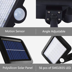 Solar Light With Sensor 56Led - The Shopsite