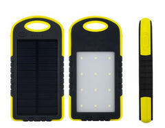 Solar Power Bank Dual USB Port Waterproof 8000mah - The Shopsite