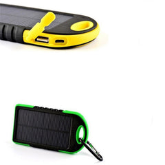 Solar Power Bank Dual USB Port Waterproof 8000mah - The Shopsite