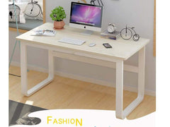 Computer Desk Workstation Sturdy Metal Frame Home Office Desk Table - The Shopsite