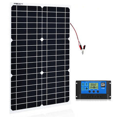 Solar Panel Mono Crystalline 100W With controller - The Shopsite