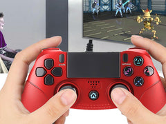 Replacement Controller for PS4 Wired Red