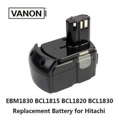 2X Hitachi Ebm1830 Power Tool Battery 18V 4Ah - The Shopsite