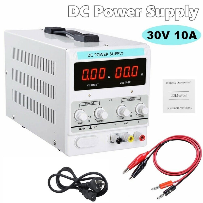 30V 10A DC Power Supply Precision Variable Digital Adjustable Lab Grade