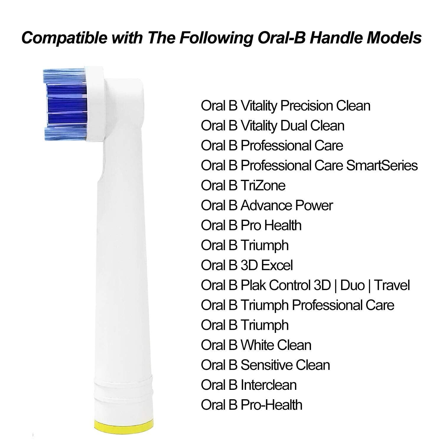 Replacement Toothbrush Heads Compatible With Oral B Braun - The Shopsite