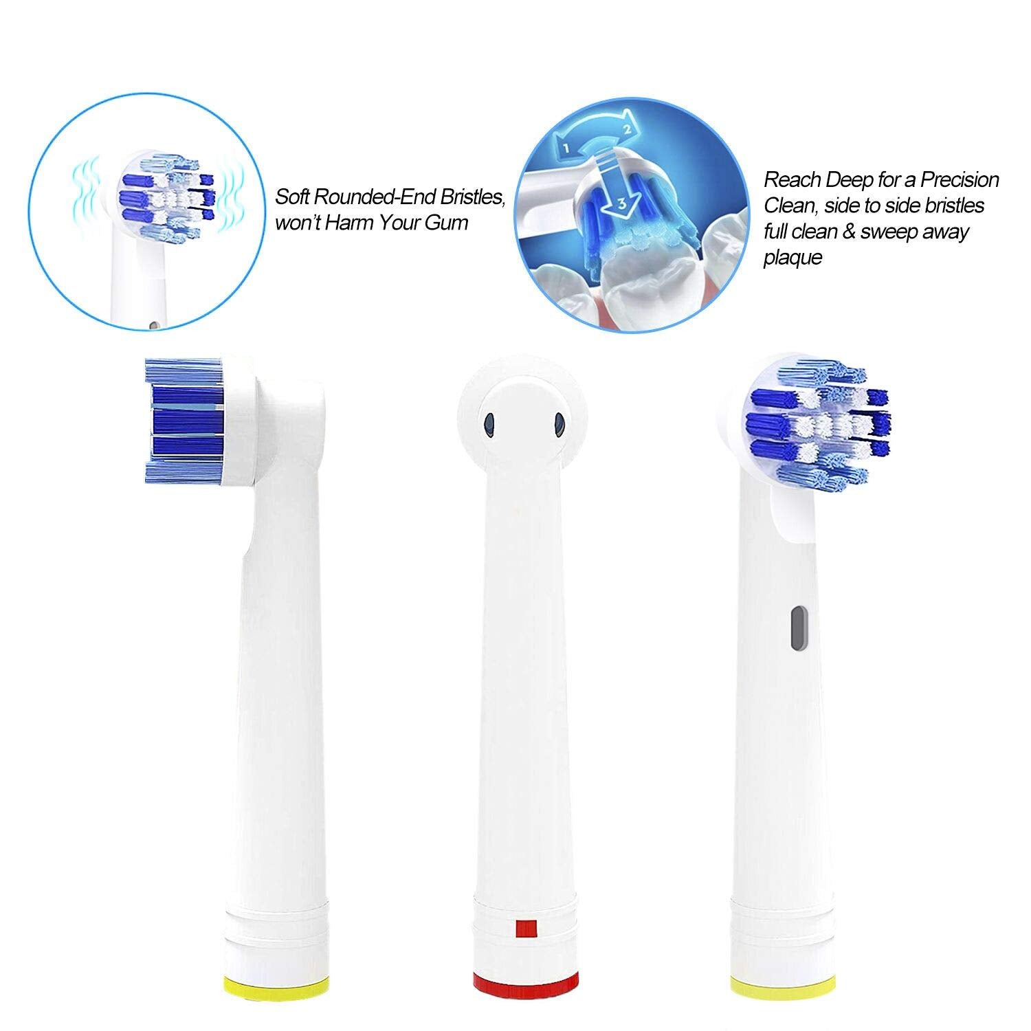 Replacement Toothbrush Heads Compatible With Oral B Braun - The Shopsite