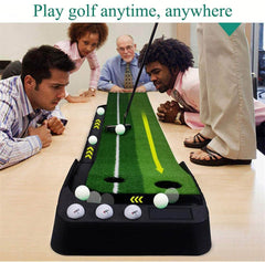 Golf Putting Practice Mat 3 Meters, Indoor Golf Putter Practice Set - The Shopsite