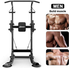 Chin Up Pull Up Chin Up Station Power Tower - The Shopsite