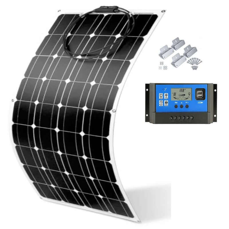 Flexible Solar Panel 150W 18V Monocrystalline - The Shopsite