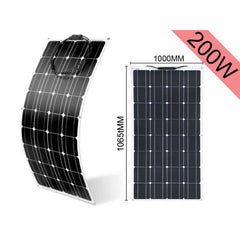 Solar Panel Flexible 200W 18V - The Shopsite