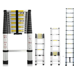 Telescopic Ladder Aluminum 3.8Meter Multi-Purpose - The Shopsite