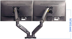 Dual Arm Monitor Stand Bracket Mount - The Shopsite