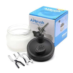 Airbrush Cleaning Pot Clean Paint Jar Airbrush Holder - The Shopsite