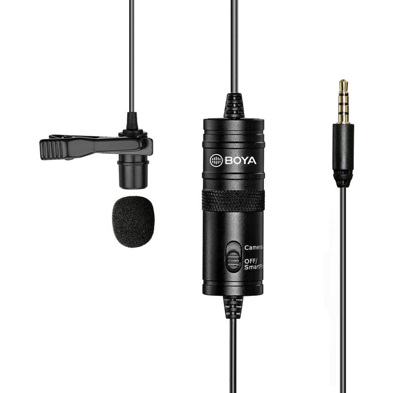 Lavalier Microphone Clip-On Boya By-M1 - The Shopsite