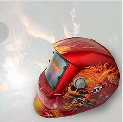 Solar Powered Auto Darkening Welding Helmet Mig Tig Welding Welder Tool Grinding - The Shopsite