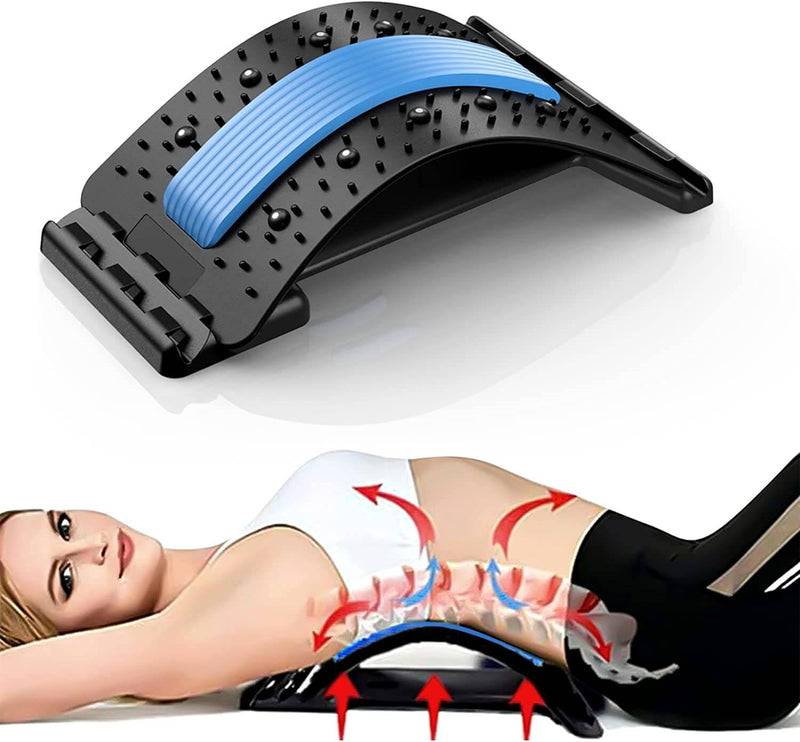 Back Stretcher for Lower Back Pain Relief, Multi Level Lumbar Support Spine Board for Bed, Chair and Car - The Shopsite