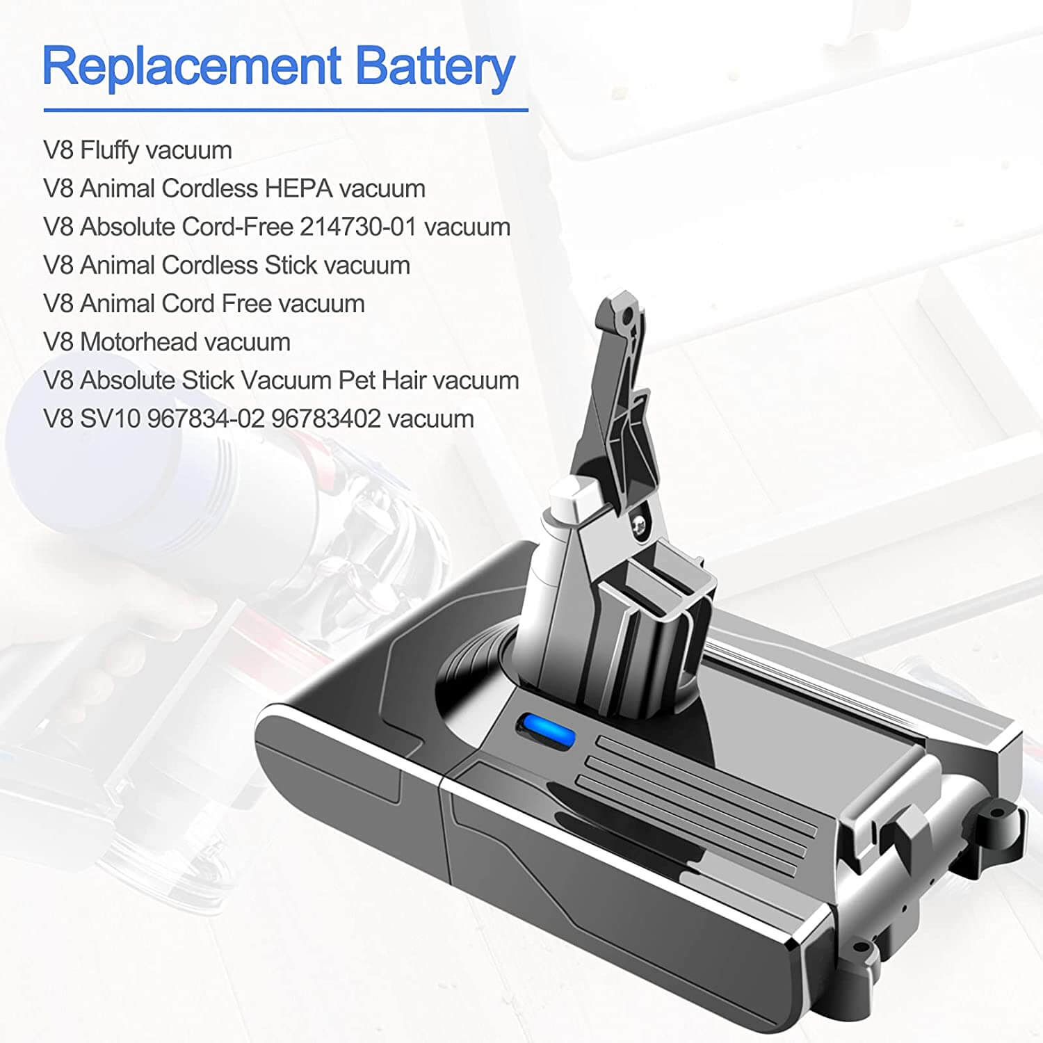 Dyson Battery V8 Compatible Battery - The Shopsite