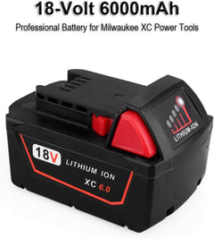 Milwaukee M18 18V 18 Volt XC 5.0 48-11-1850 Lithium Battery 6000mah - The Shopsite