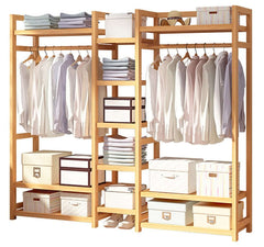Bamboo Wardrobe 170cm length Clothes Rack - The Shopsite