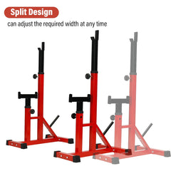 Multi-Adjustable Squat rack Lifting Barbell Stand Fitness Rack - The Shopsite